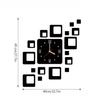 3D Acrylic Quartz Wall Clock Quiet Silent Simple Clock for Home Office