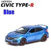 1:32 Honda Accord CIVIC TYPE-R Toys Cars Miniature Models Alloy Diecast Doors Opened Car Toy Sound Light Vehicles Children Gifts ahn256
