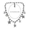 Star Choker Necklace for Women Girl Hollow Star Collar Clavicle Necklace Fashion Jewelry Gift Sweet Cool Y2k Necklace
