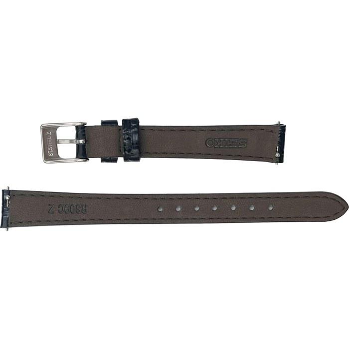 Seiko Watch Band 12mm 13mm 14mm RS09C Cowhide Crocodile Pattern Cut/Glazing Smart Change Women's Black Brown Light Brown Blue Green Orange