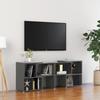 VidaXL TV Stand High Gloss Grey 104x30x52 Cm Chipboard