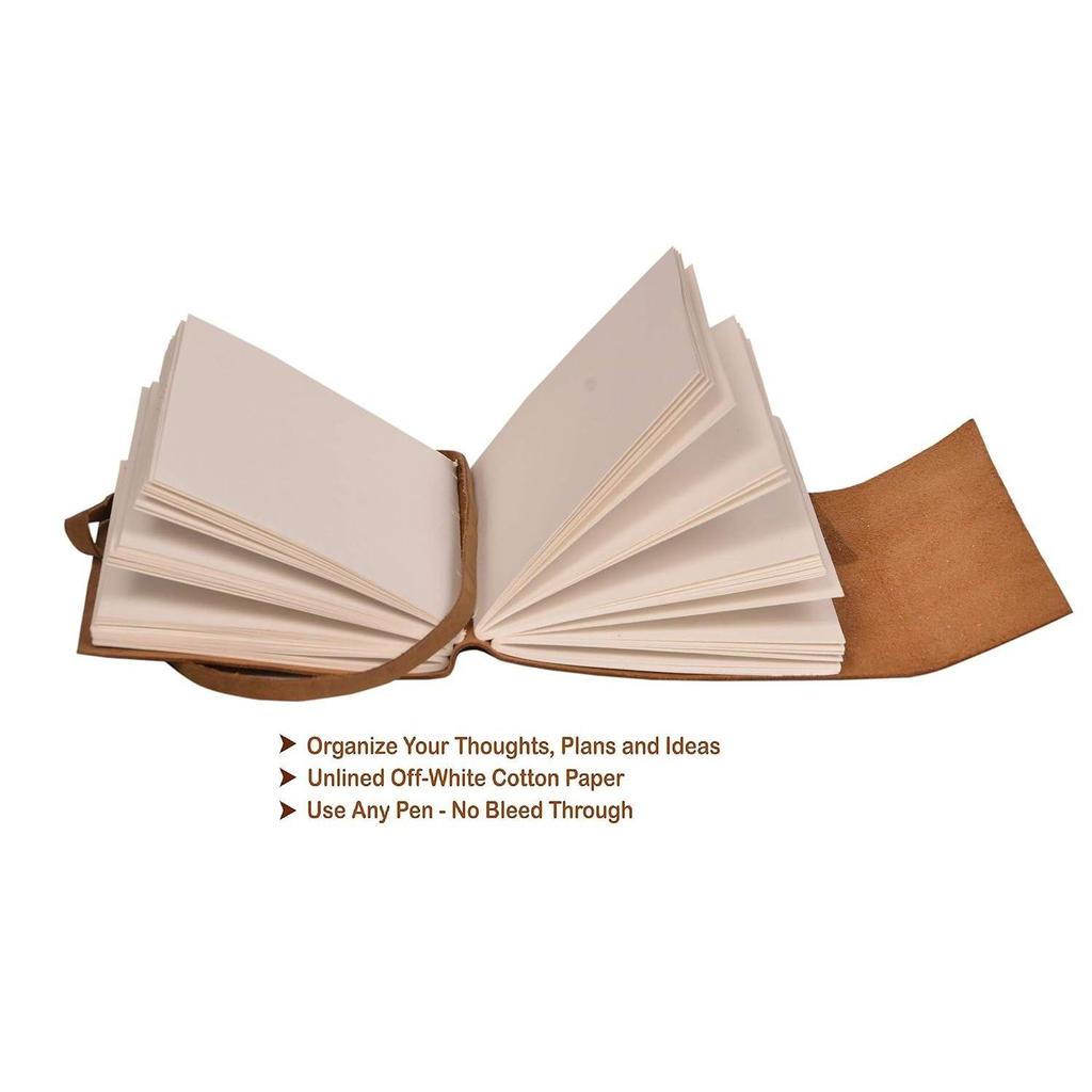 Leder-Tagebuch – antiker handgefertigter Leder-Notizblock mit Herz-aus-Herzen-Bindung für Männer und Frauen, Reisetagebuch und Notizbücher aus Normalpapier zum Schreiben, 17,8 x 12,7 cm