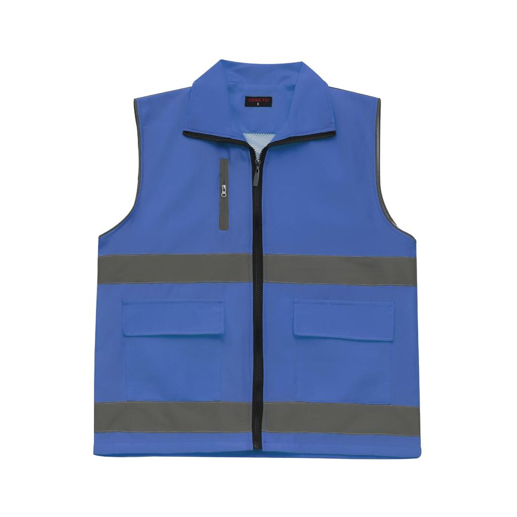 Custom Printed Reflective Volunteer Vest for Events and Construction Safety