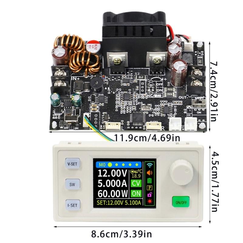 Upgrades Digital Controlled Power Supply 252W 7A Output Constant Electric Current Regulation for Charging Testing Lab