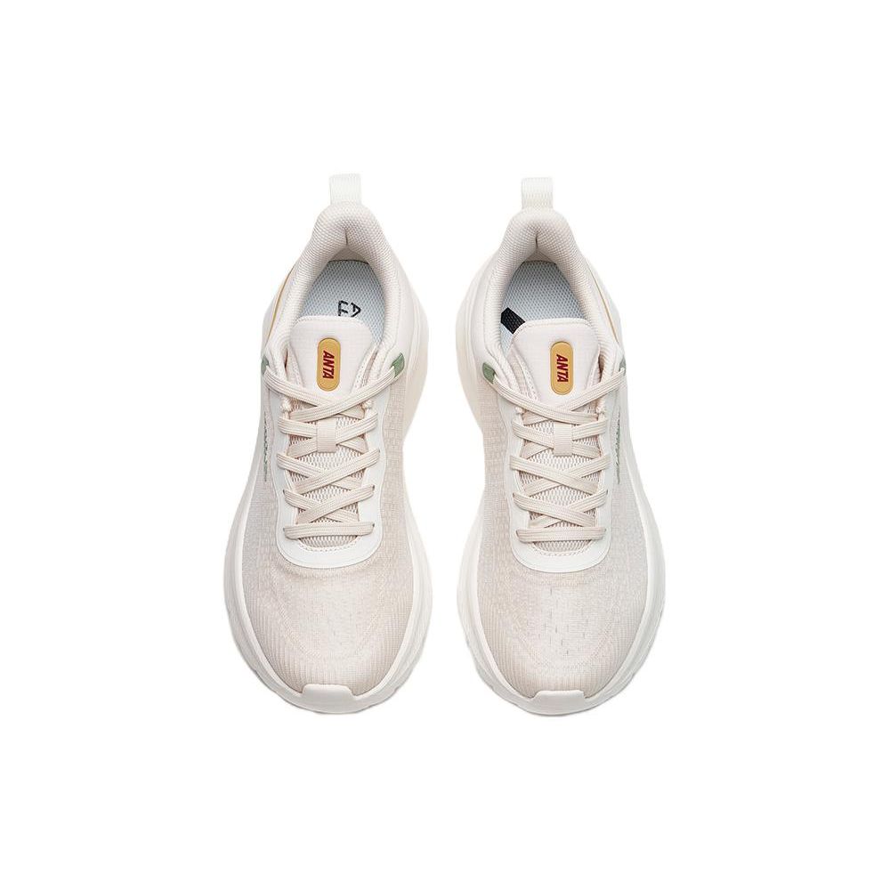 Anta Training Series Lightweight Soft Sole Low Top Training Shoes Men Sneakers Light-Brown 912227705-2