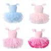 Puffy Baby Girl Ballet Skirt Short Sleeve Party Dance Dress Ballet TuTu Dress Gymnastic