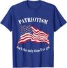 Patriotism Isn't the Only Tism I've Got American Flag Unisex T-Shirt