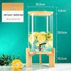 Heat-Resistant Glass Beverage Dispenser with Faucet
