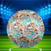 Custom Name Personalized Labubu Print Size 5 Soccer Ball Training & Match Football, for Team, Kicking, Gift for Football Enthusiasts
