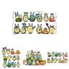 Fun And Vibrant My Neighbor Totoro Garden Decoration Set 12pcs Of Resin Action Figures For Kids And Collectors