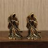 Dark Fighter Bronze Statue Complex Hide Plan Study Desk Decoration Mysterious Home Deck Gift