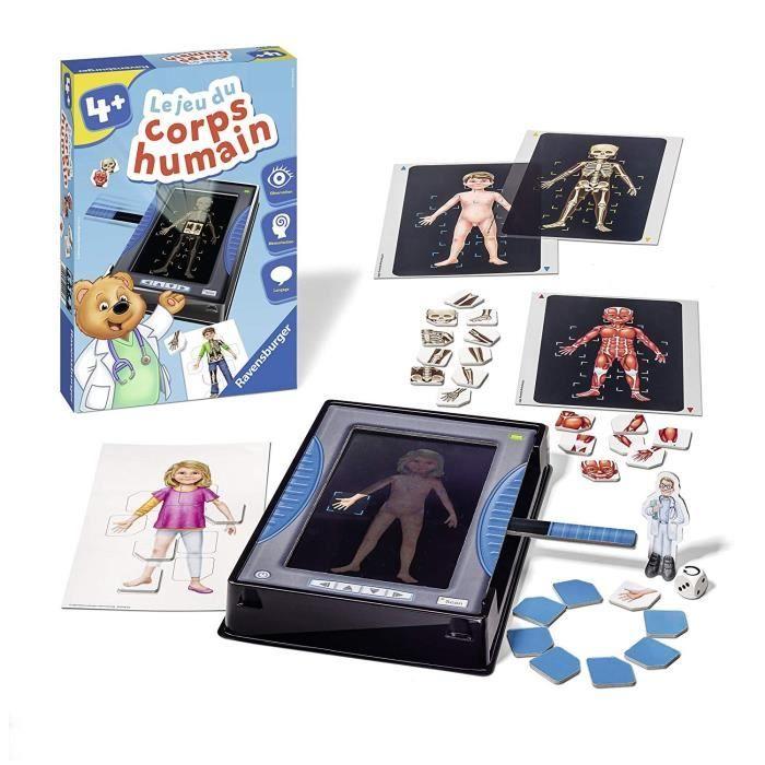 Le Jeu Du Corps Humain - Jeu Éducatif - Découverte Du Corps Humain - Ravensburger - Dès 4 Ans