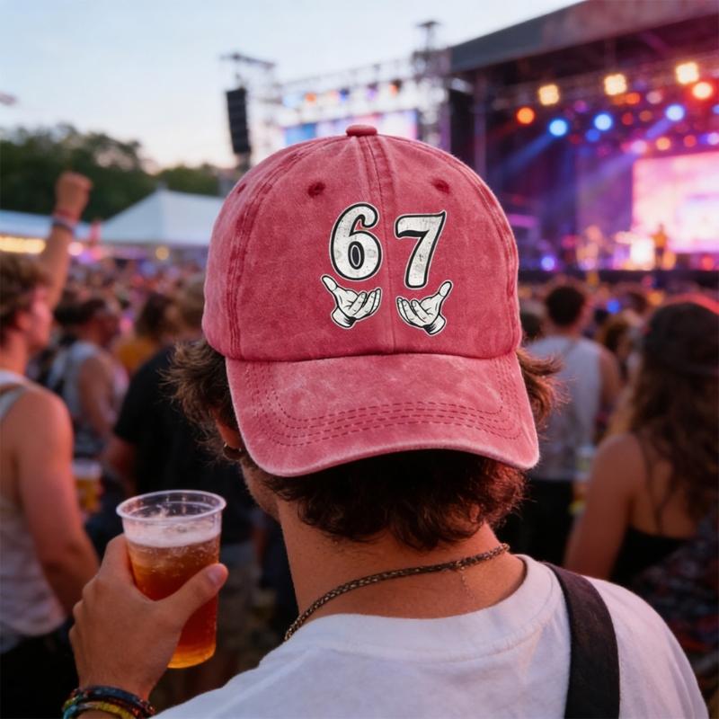 Traditional Baseball Cap With 67 Print Cotton Sun Hat For Men Women Wilderness Expeditions
