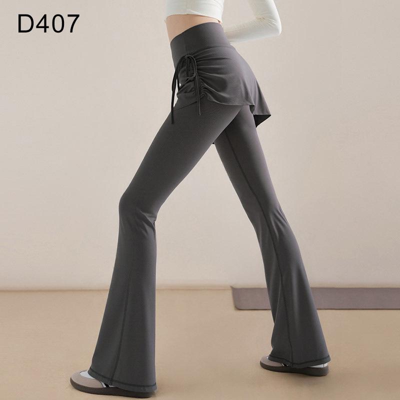 Plus Size Velvet Micro-Flare High Waist Yoga Pants for Women - Slimming Autumn/Winter Outerwear