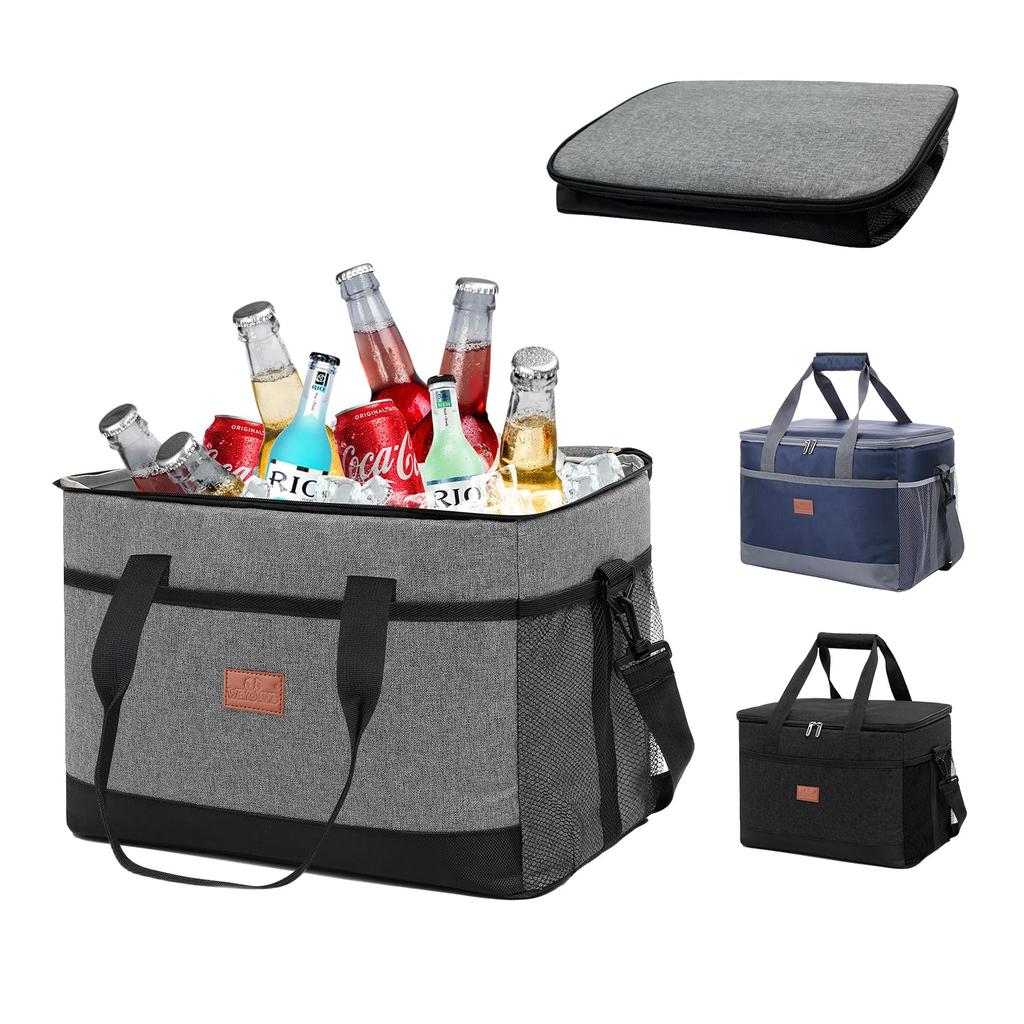 Large Capacity Cooler Bag with Perfect for and Foldable and Can be Carried by Hand or Over the Perfect for and Great for and Picnics Compact,