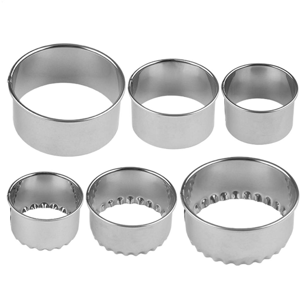 Round Mousse Mold Stainless Steel Reusable Biscuits Cookie Cutter DIY Pastry Baking Circle Ring Mold Baking Tool Bakeware