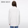MISS SIXTY Cotton Linen Long Sleeve Denim Shirt