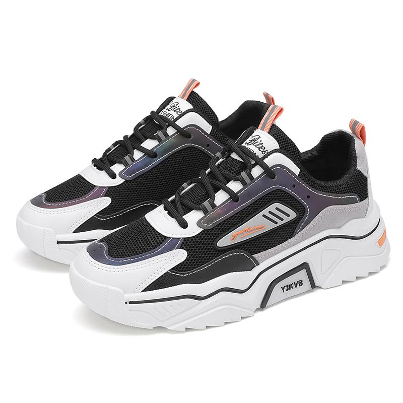 Neue Herren Casual Sport Atmungsaktiv Wild Mesh Sportlich Lässig Jugend Höhenerhöhend Herrenschuhe Vielseitige Modische Sneaker