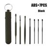 6/7/8PCS Stainless Steel Earpick Ear Cleaner Spoon Ear Care Cleaning Tool Earwax Removal Kit Ear Pick Vax Remover Clean Health