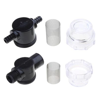 Water Pump Strainer, 1/2Inch Hose Barb In-Line Strainer Twist-On Sprayer Filter for Water Pump RVs Campers Boats
