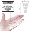 Protection adhésive 3d - oem - mini slim - transparent - 13 x 8.5 cm - pour réservoir moto