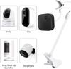 Flexible Baby Monitor Camera Bracket Suitable for Crib Outdoor Indoor Desktop Clip Universal 1/4'' Screw Cameras Mount Clamp