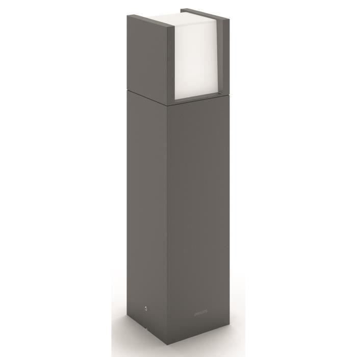 PHILIPS Borne extérieure Arbour 1x6W 230V - Anthracite