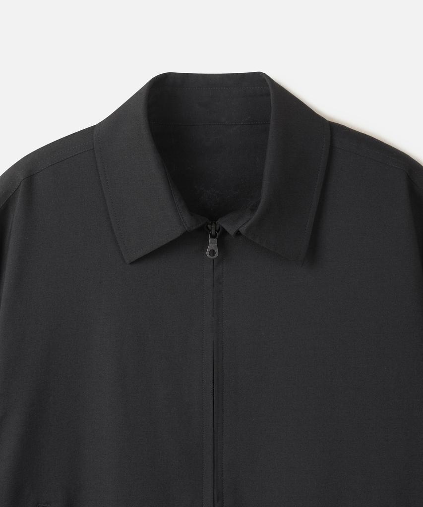 247Series Swing-Top Wool Tailored Blouson Charcoal