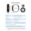 New C60 Temperature Measurement Smart Bracelet, Blood Pressure, Heart Rate, Blood Oxygen, Sleep, Exercise Step Counting, Health Monitoring