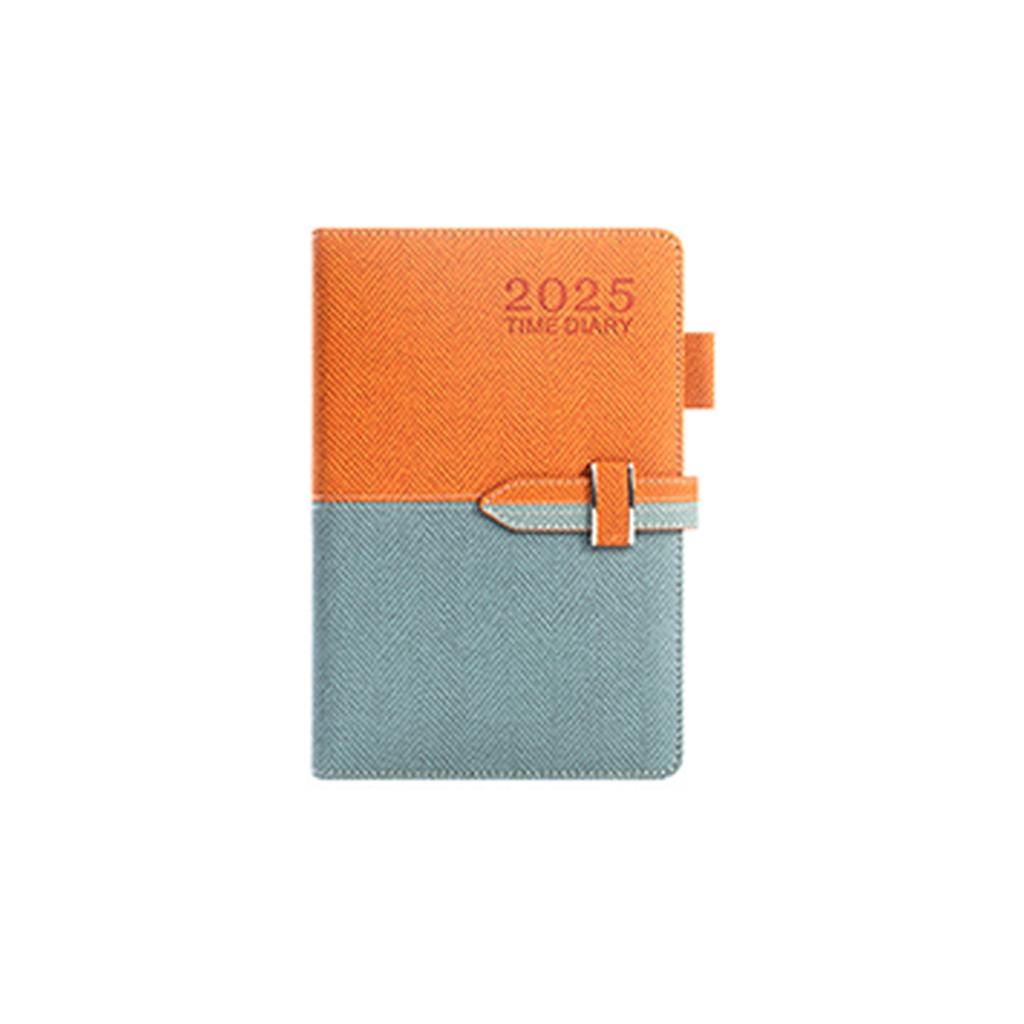 Kalendár 2025, 365-dňový plánovač, Manuál efektivity času, Kalendárový zápisník s popruhmi