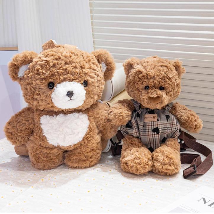 Teddybär Rucksack Ryan Bär Rucksack Plüsch Schultasche Cartoon Puppe Mädchen Kleiner Rucksack Bär Tasche