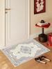Bohemian Ethnic Style Crystal Velvet Carpet Coffee Table Mat Living Room Bedroom Soft Cozy Carpet Bedside Blanket