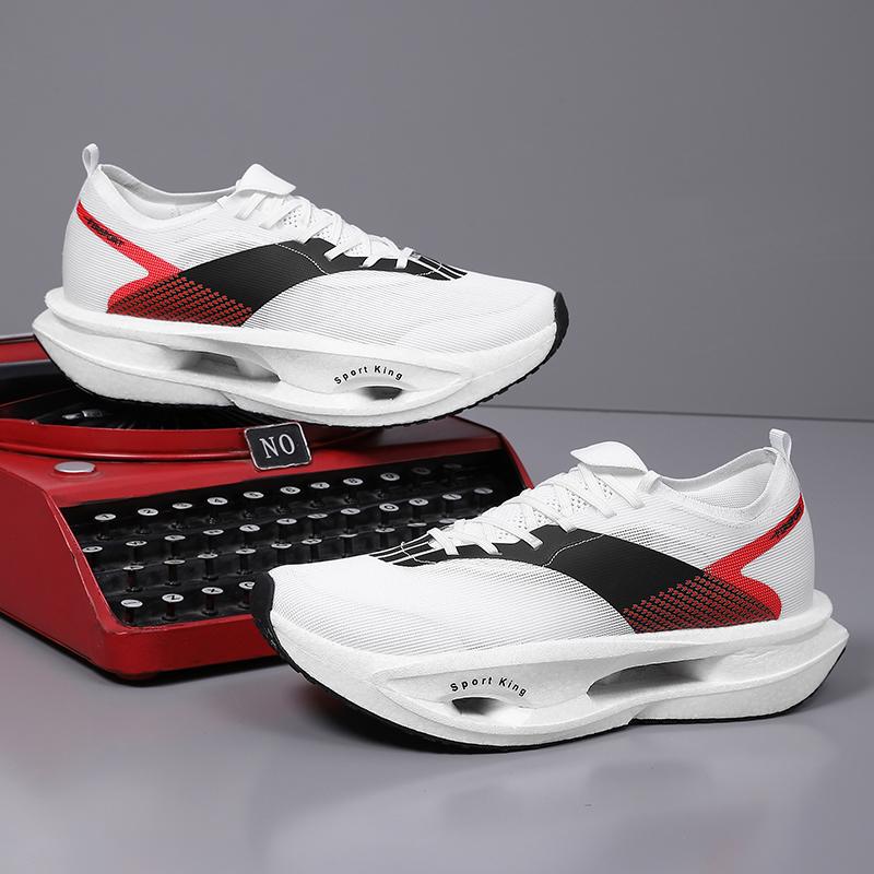 2025 New Men's Sports Shoes Cushioning Non-Slip Flat Wear Resistant Sneakers Mesh Breathable Platform Soft Running Shoes for Man