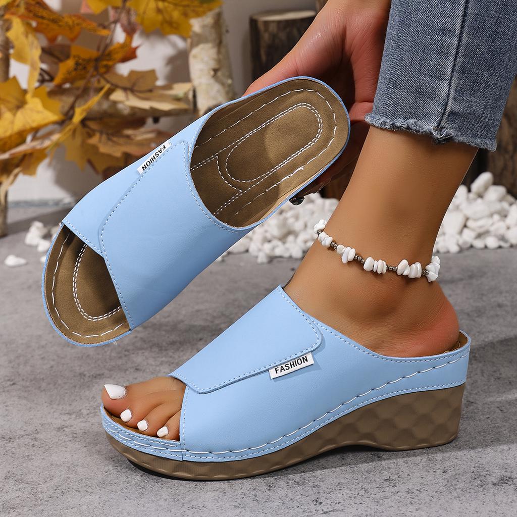 Fashion Women Platform Slippers Summer Casual Fashion Slippers Outdoor Luxury Sandals Lightweight Wedges Shoes Women Zapatos De Mujer