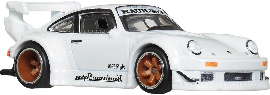 Hot Wheels Car Culture Silhouette RWB Porsche 930 Vehicle Toy Minicar for Ages 3 and Up White JBK58