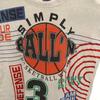 BIKE 90s Made in USA Old BALL'N Short sleeve T-shirt L gray basketball Men's Used