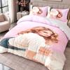 Lana Del Rey 3Pcs Bedding Set Duvet Cover With Two Pillowcases For Bedroom Home Decoration