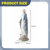 Mary Statue Blessed Mother Sculpture Desk Decoration Hand Painted Religious Gift for Dinning