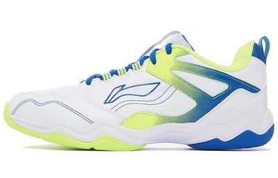 Men's Sneakers Li-Ning Sound Waves Badminton Shoes Unisex Low-top Standard White/Pale Blue