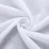 White Arab Square Scarf for Women Men Muslim Shawl Headwrap Plaid Stripe Printed Neck Cover Outdoor Windproof Sandproof Scarves