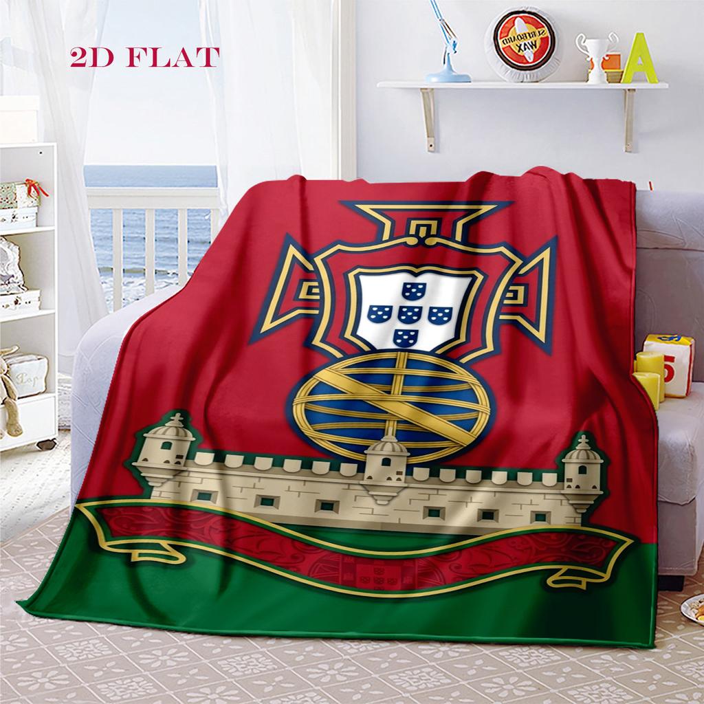 Portuguese Heritage Emblem blanket Soft and comfortable Suitable for all seasons Air conditioning blanket Digital printing Nap Blanket