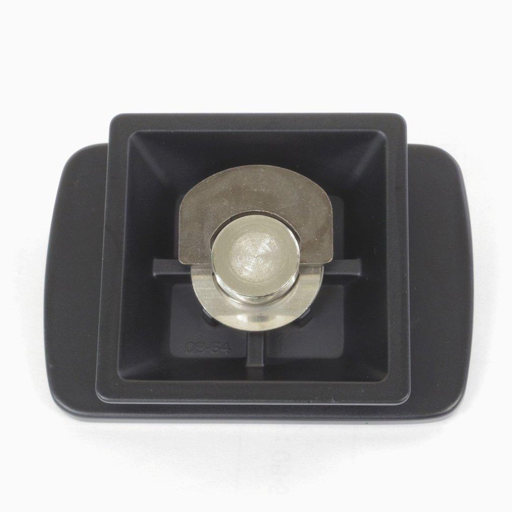Velbon Spare Shoe System Compatible DIN Standard Compatible Shoe Plate Magnesium 476074 Black QB-54 QRA-5