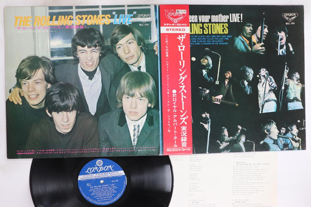 LP Record ROLLING STONES - Rolling Stones Live! SLC170 LONDON 1967 Japan Obi Rock Used