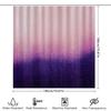 Elegant Purple Lavender Bathroom Curtain Set Modern Floral Shower Curtain Liner Waterproof Home Decor