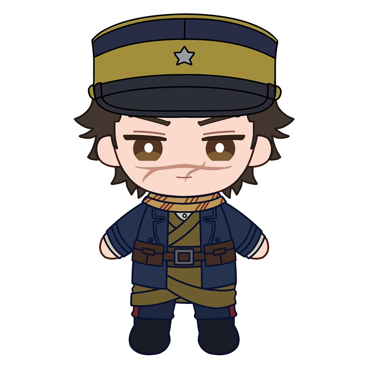 Algernon Product Golden Kamuy Plush Toy Sugimoto Saichi Approximately 100mm 170mm Made Soft Boa Material