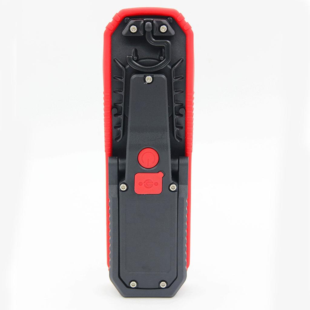 New Portable Flashlight Torch USB Rechargeable LED Work Light Magnetic COB Lantern Hanging Outdoor Camping Hook Lamp Power Light