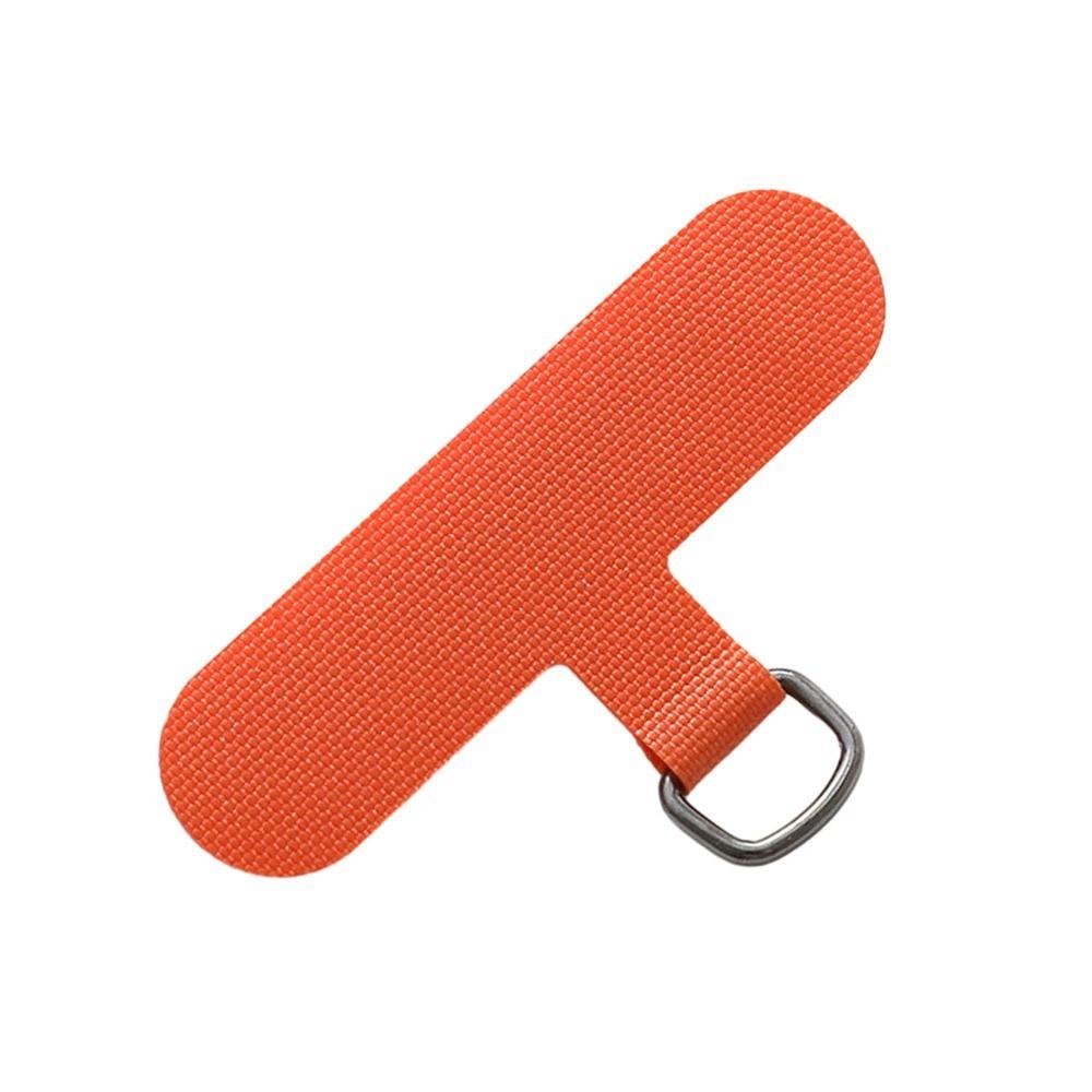 

5 шт. съемный ремешок для подвешивания телефона, нейлоновый патч, накладка для шнура, мобильный телефон, защита от потери, замена прокладки для карты оранжевый
