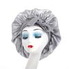 Women Satin Bonnet Solid Sleeping Hat Stretchy Tie Band Elastic Night Shower Cap Adjustable Hair Head Cover Bonnet for Women