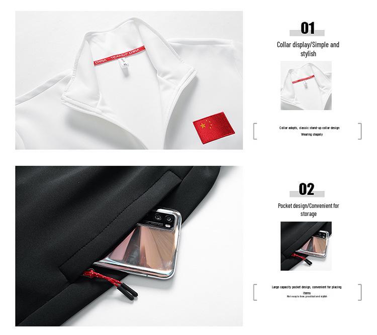 2023 China National Team Athlete Tracksuit - Running, Sports, Student Training, Coach Workwear