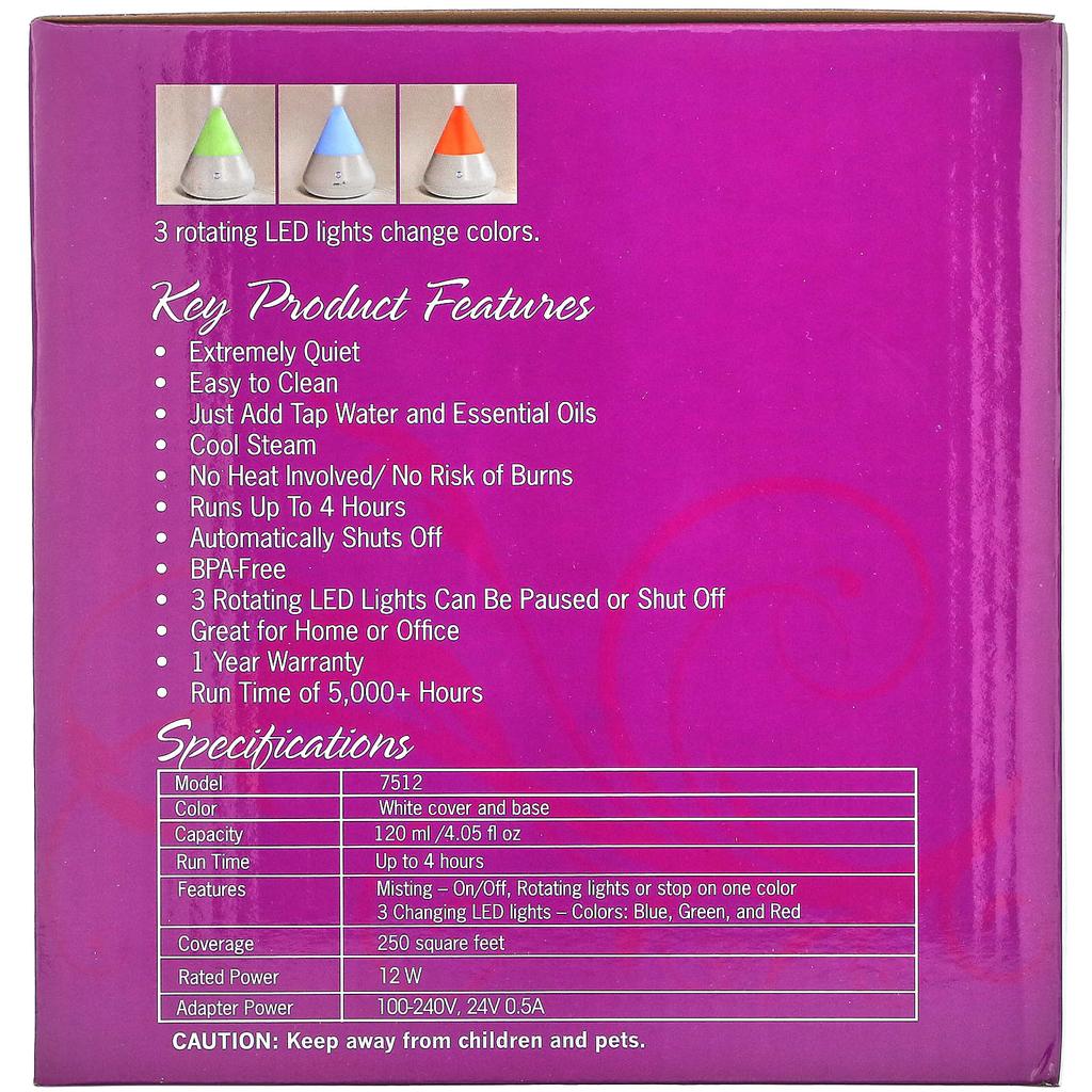 Ultrasonic Oil Diffuser, 1 Diffuser